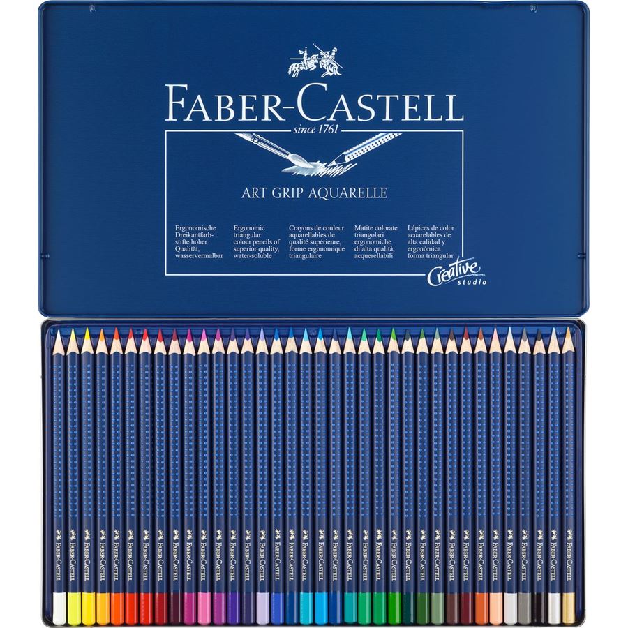 Faber-Castell - Aquarellstift Art Grip Aquarelle 36er Etui