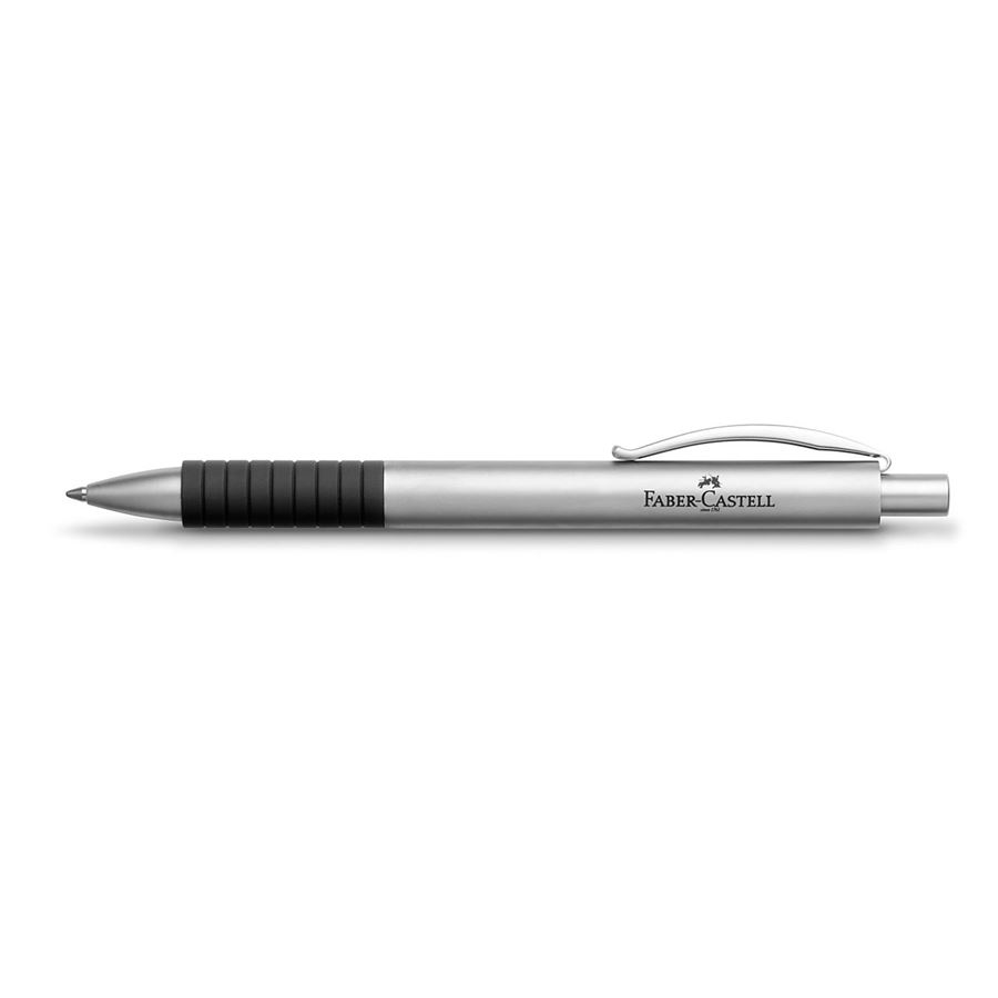 Faber-Castell - Essentio Metall Kugelschreiber,  B, silber matt