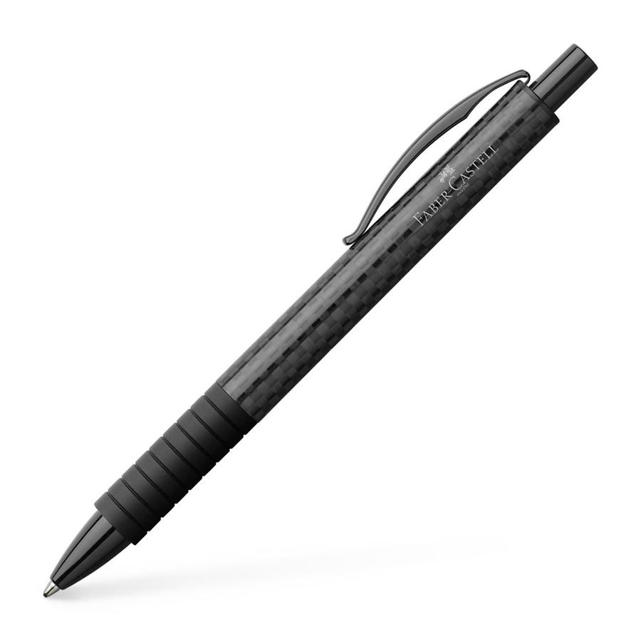 Faber-Castell - Essentio Carbon Kugelschreiber, B, schwarz