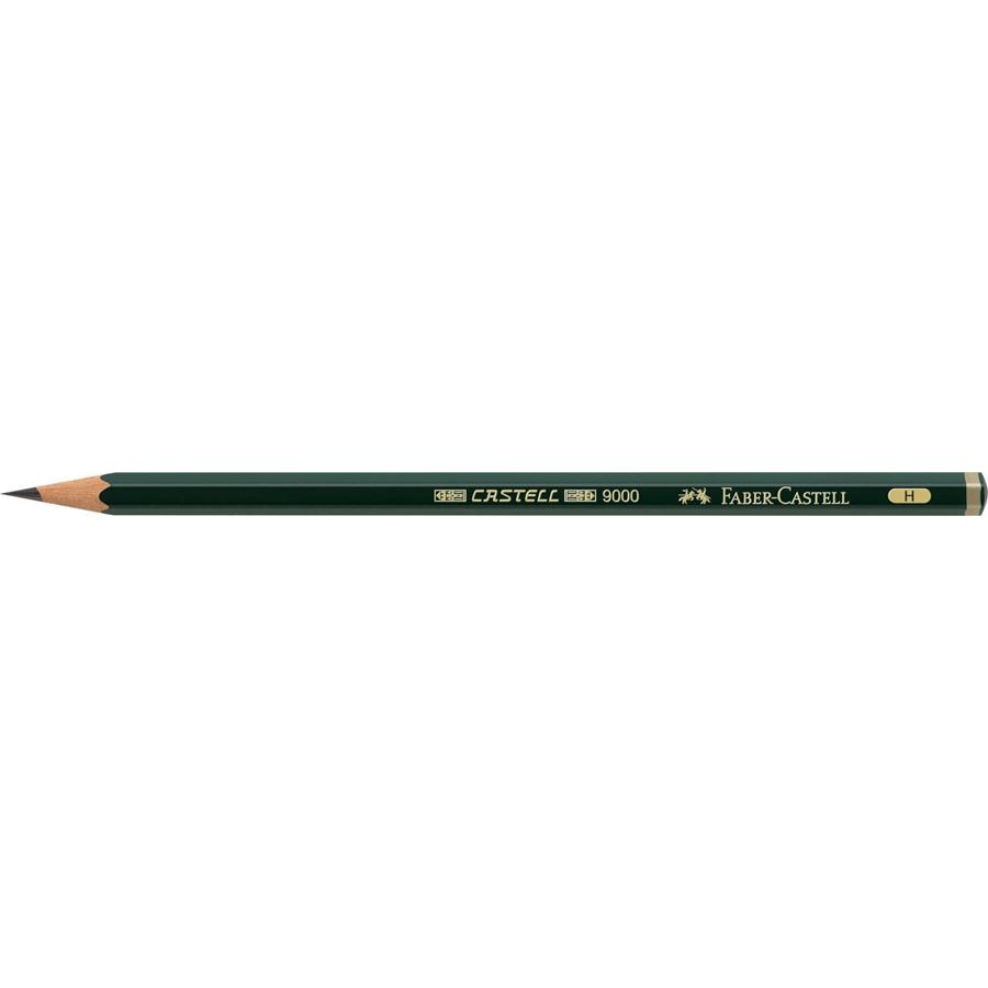 Faber-Castell - Crayon graphite Castell 9000 H
