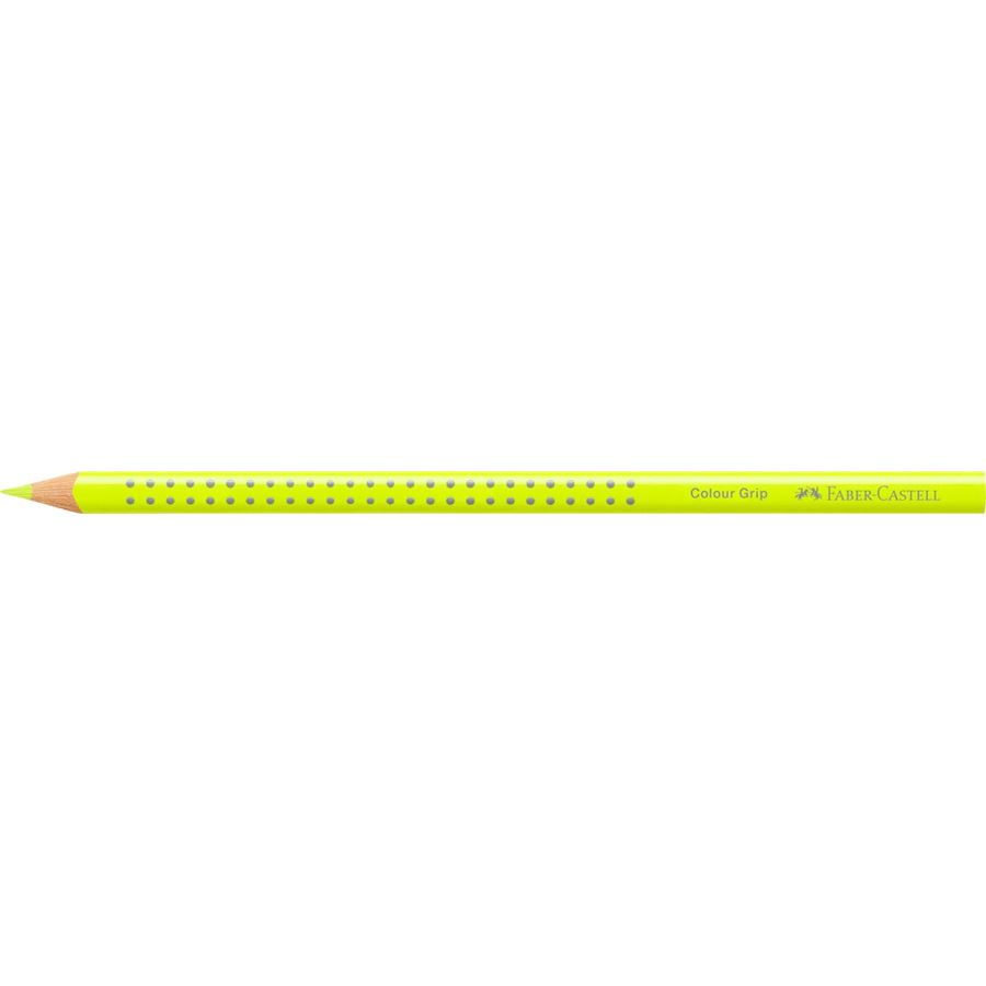Faber-Castell - Crayon de couleur Colour Grip jaune fluo