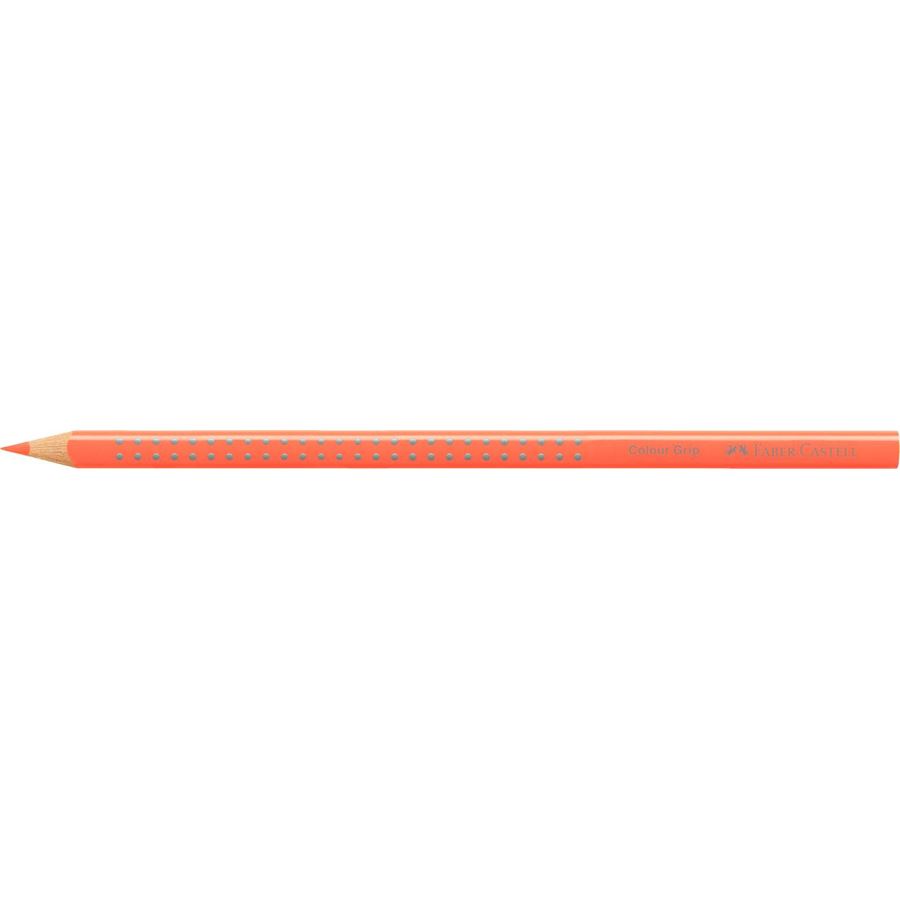 Faber-Castell - Colour Grip Buntstift, Orange Neon