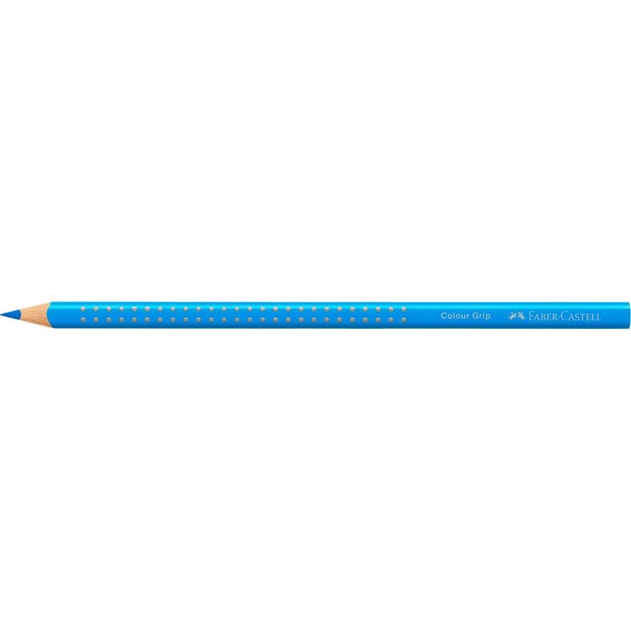 Faber-Castell - Crayon de couleur Colour Grip Bleu fluo
