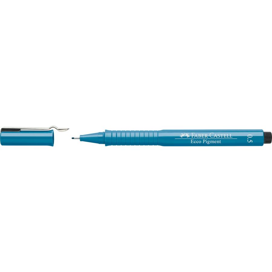 Faber-Castell - Ecco Pigment Tintenschreiber, 0.5 mm, blau