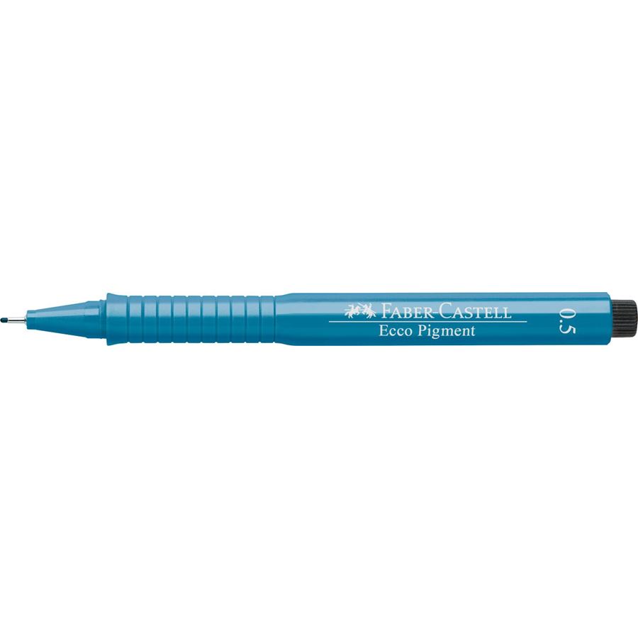 Faber-Castell - Ecco Pigment Tintenschreiber, 0.5 mm, blau