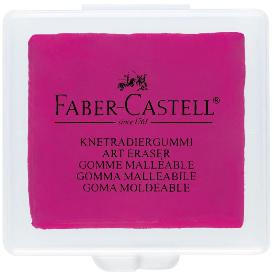 Faber-Castell - Knetradiergummi ART ERASER brombeer/türkis/lemon