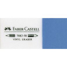 Faber-Castell - 7082-30 Kombi Radierer, blau-weiß