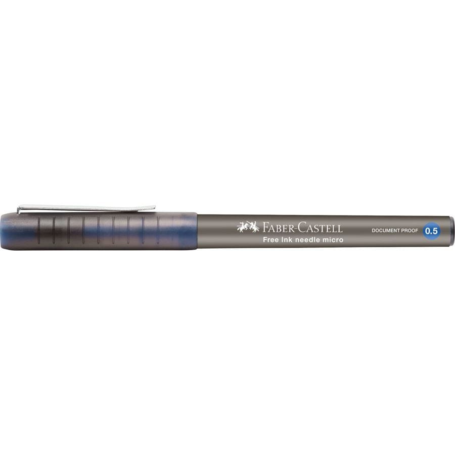 Faber-Castell - Roller Free Ink Needle 0,5 bleu