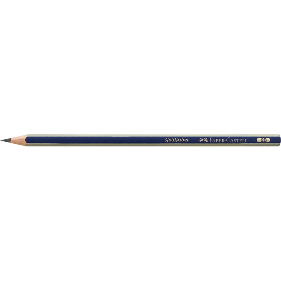 Faber-Castell - Goldfaber 1221 Bleistift, 2B