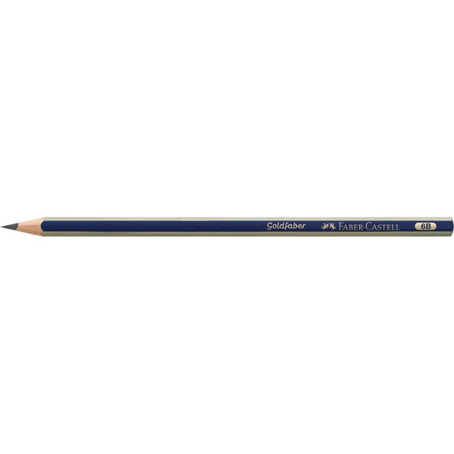 Faber-Castell - Goldfaber 1221 Bleistift, 6B