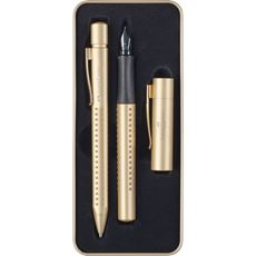 Faber-Castell - Grip Edition or stylo-plume M et stylo-bille XB set