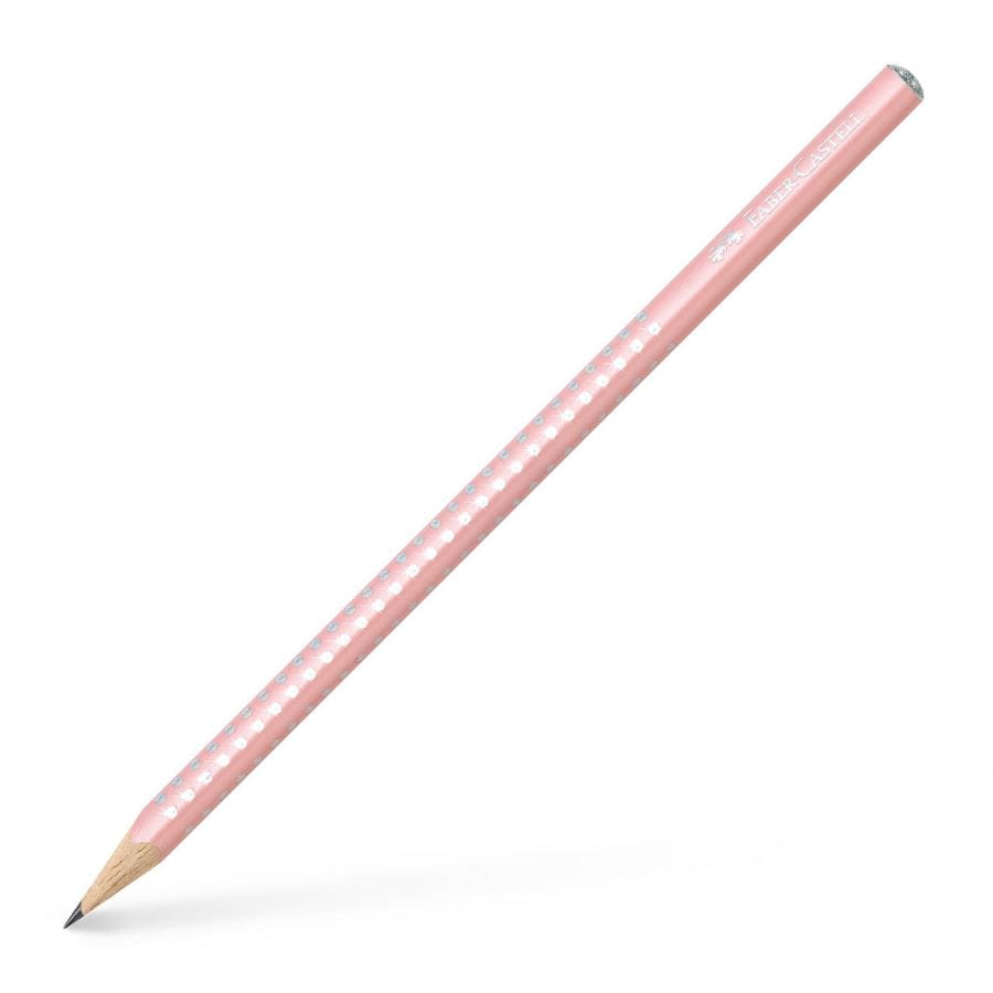 Faber-Castell - Crayon graphite Sparkle pearl rose poudré