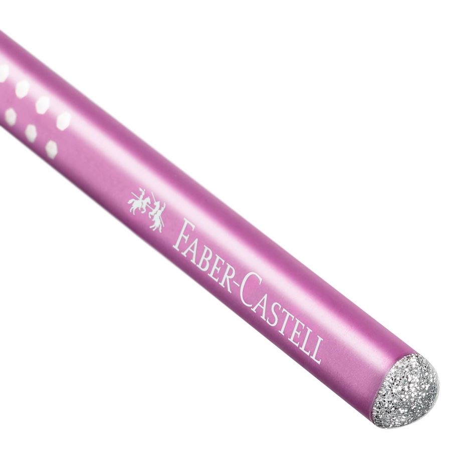 Faber-Castell - Crayon graphite Sparkle pearl rose