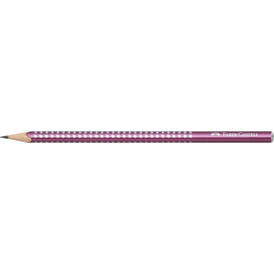 Faber-Castell - Crayon graphite Sparkle pearl bordeaux