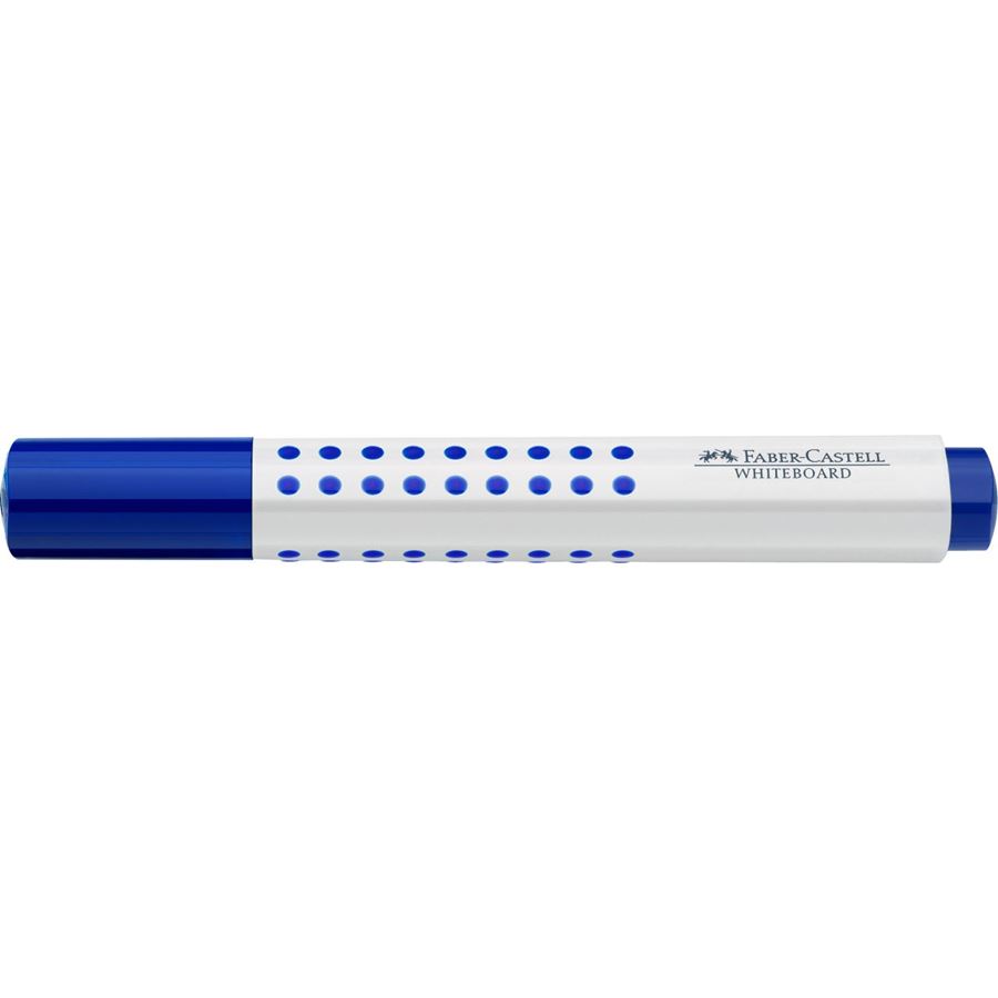 Faber-Castell - Grip Marker Whiteboard, Rundspitze, blau