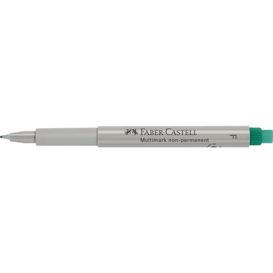 Faber-Castell - Multimark Folienstift non-permanent, F, grün