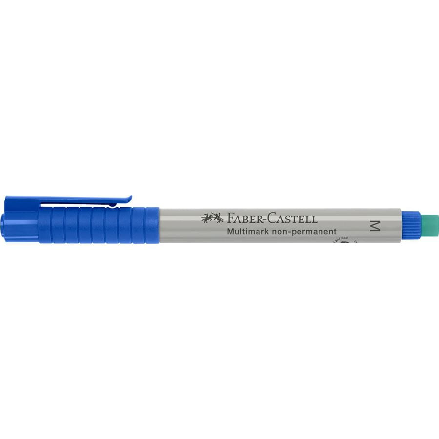 Faber-Castell - Multimark Folienstift non-permanent, M, blau