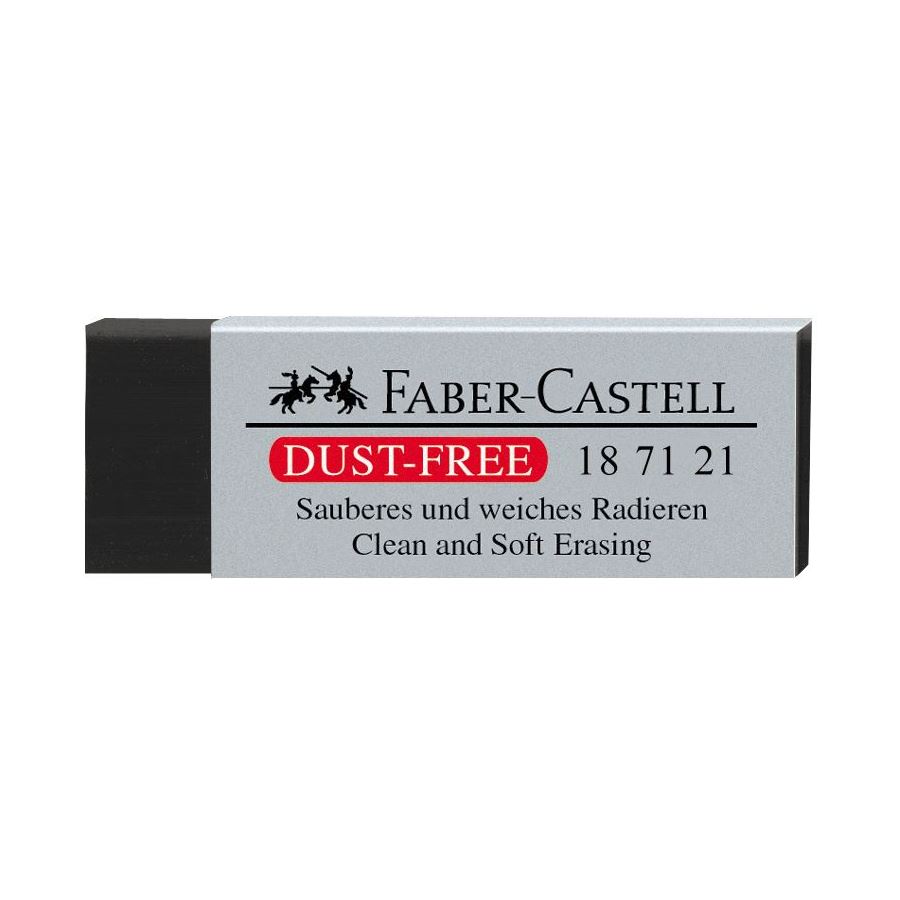 Faber-Castell - Dust-free Radierer, schwarz