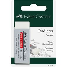 Faber-Castell - Dust-free Radierer, weiss, 1er Set