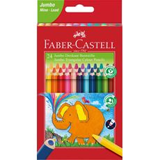Faber-Castell - Crayon couleur triangul. Jumbo 24x 5.4mm