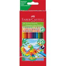 Faber-Castell - Crayon couleur triangulaire étui de 24