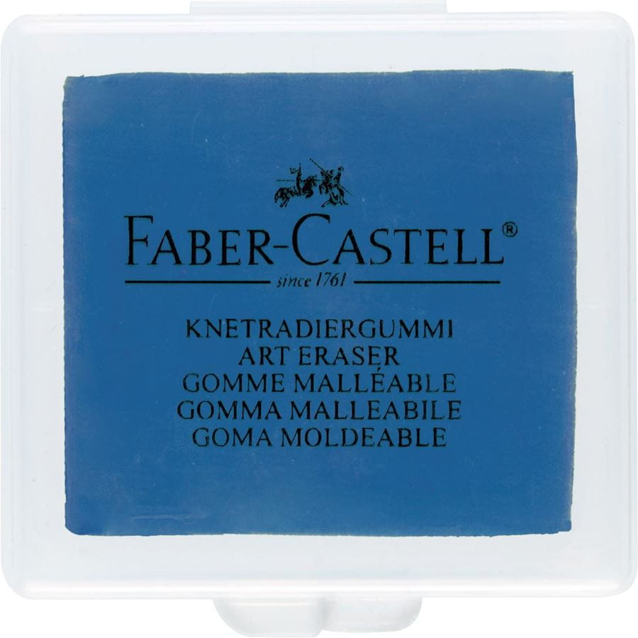 Faber-Castell - Knetradiergummi, türkis, brombeere, blau