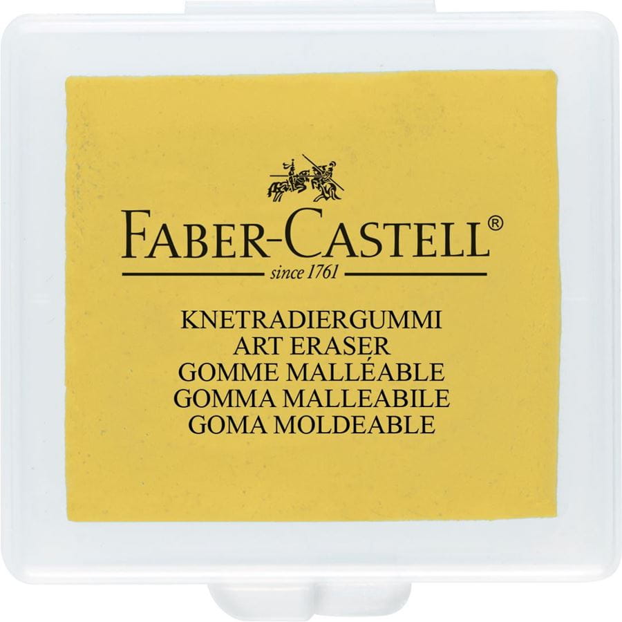 Faber-Castell - Art Eraser Knetgummi, gelb, rot, blau