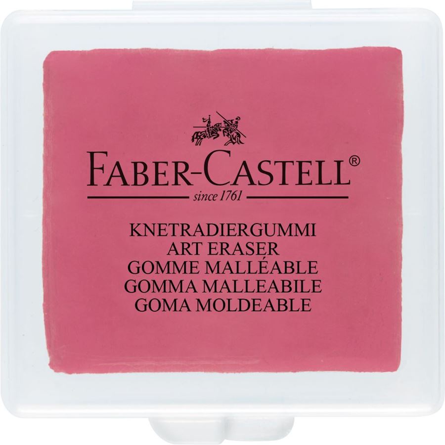 Faber-Castell - Art Eraser Knetgummi, gelb, rot, blau