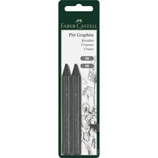 Faber-Castell - Craies graphite Pitt, 2B, 4B, blister