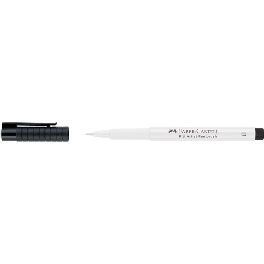 Faber-Castell - Pitt Artist Pen Brush Tuschestift, weiß