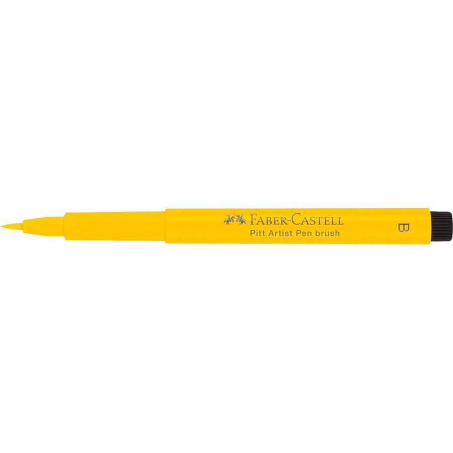Faber-Castell - Pitt Artist Pen Brush Tuschestift, kadmiumgelb