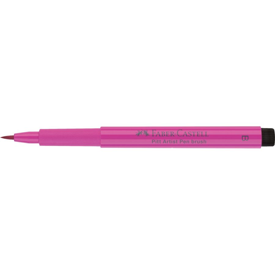 Faber-Castell - Pitt Artist Pen Brush Tuschestift, purpurrosa mittel
