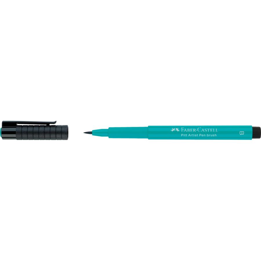 Faber-Castell - Pitt Artist Pen Brush Tuschestift, kobaltgrün