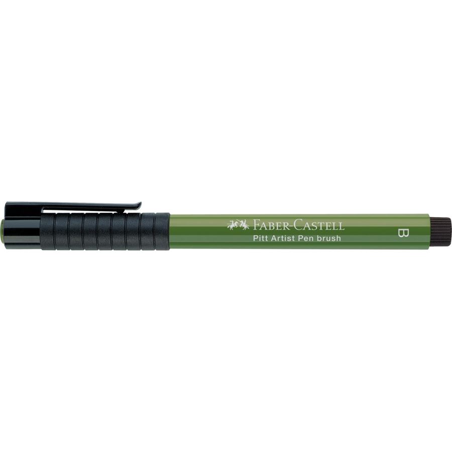 Faber-Castell - Feutre Pitt Artist Pen Brush vert oxyde de chrome