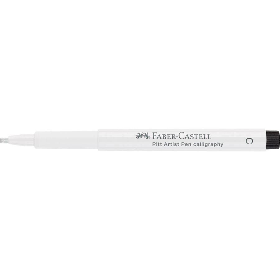 Faber-Castell - Feutre Pitt Artist Pen Calligraphie blanc