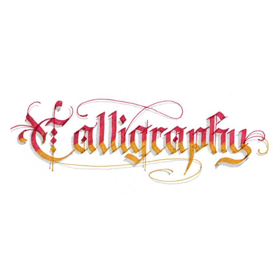 Faber-Castell - Pitt Artist Pen Calligraphy Tuschestift, 8er Etui