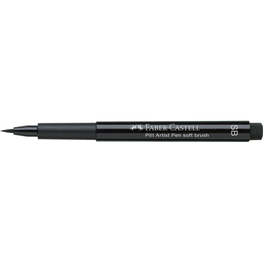 Faber-Castell - Pitt Artist Pen Soft Brush Tuschestift, schwarz