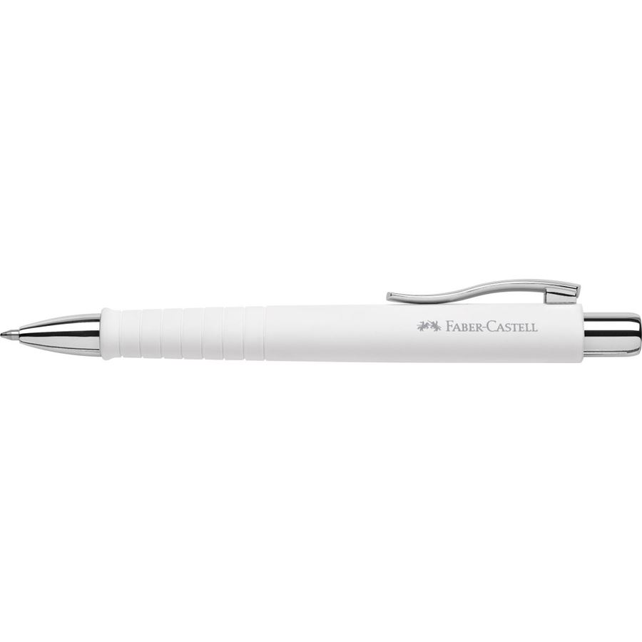 Faber-Castell - Stylo-bille Poly Ball XB blanc