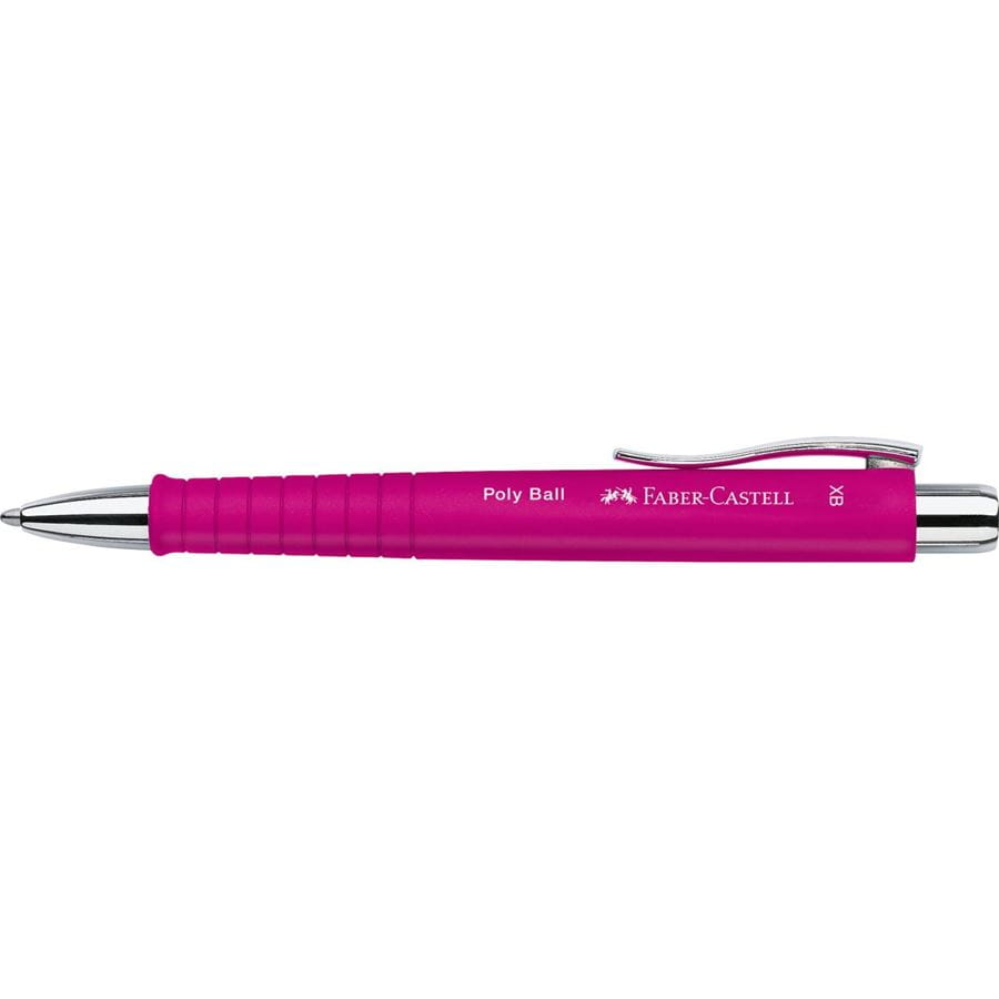 Faber-Castell - Kugelschreiber Poly Ball Colours, XB, pink