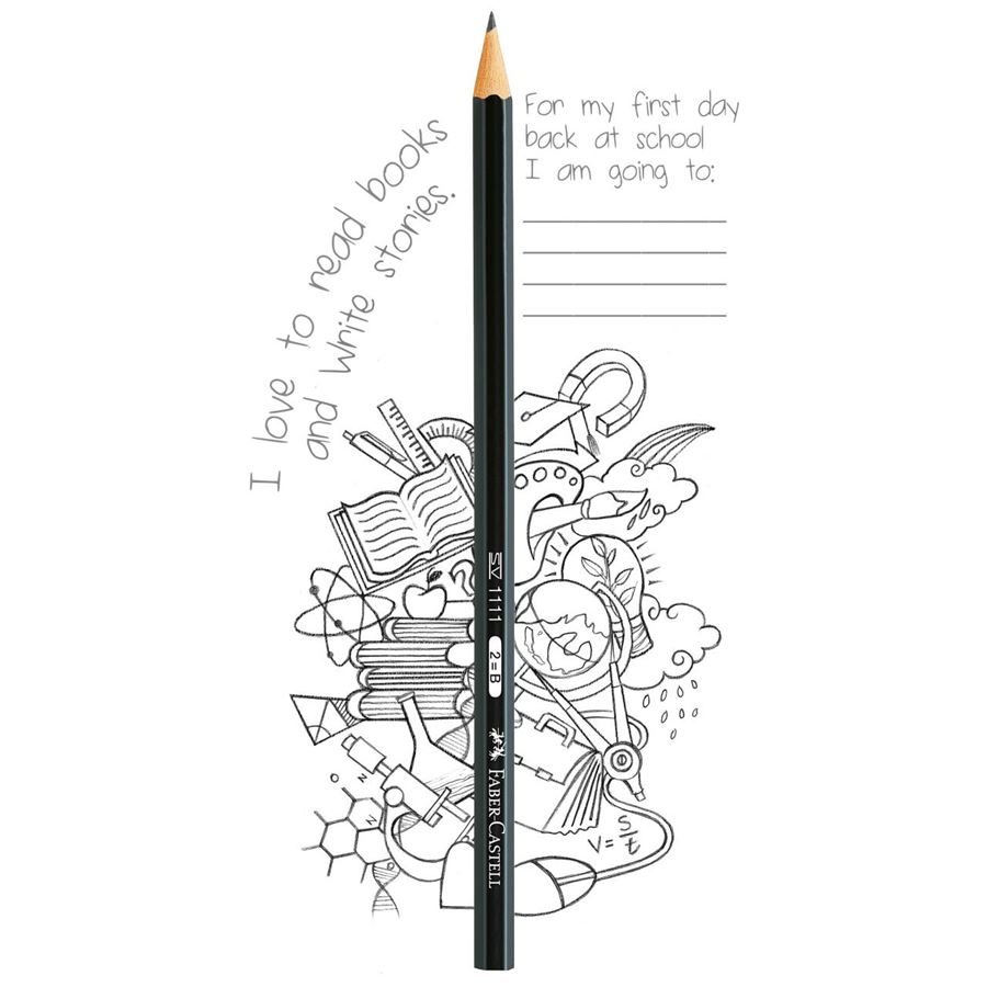 Faber-Castell - Crayon graphite 1111 2B