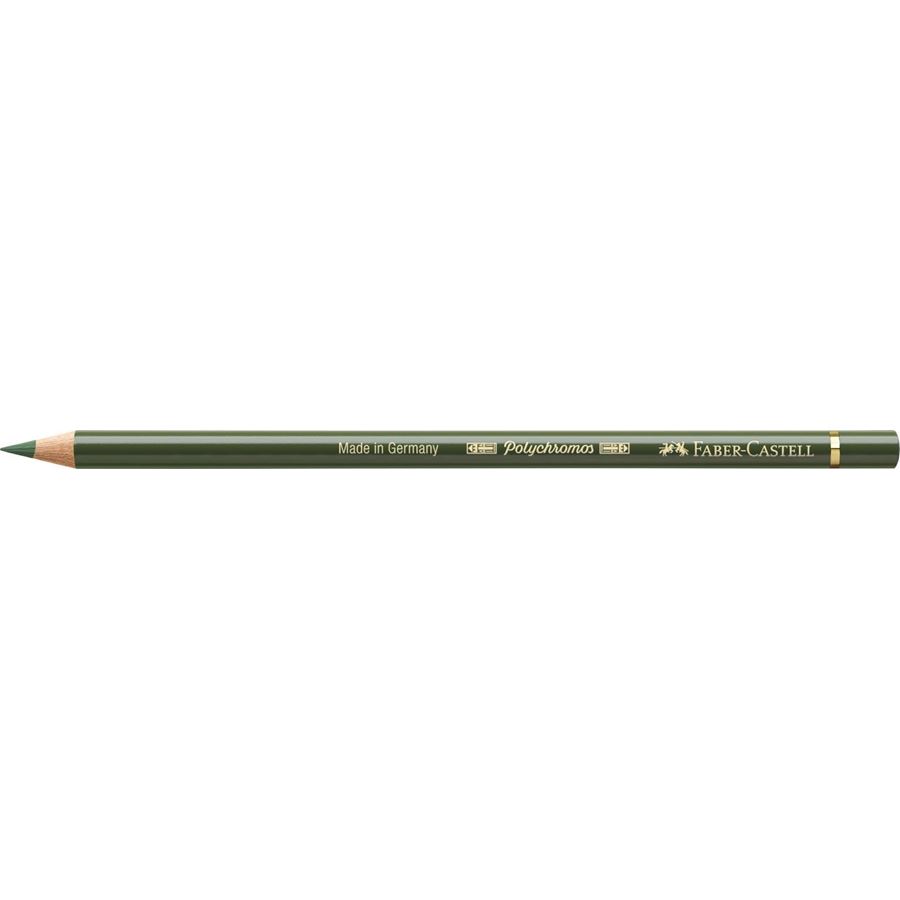 Faber-Castell - Crayon de couleur Polychromos 174 vert oxyde chrome opaque