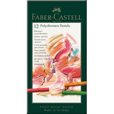 Faber-Castell - Polychromos Pastellkreide, 12er Etui