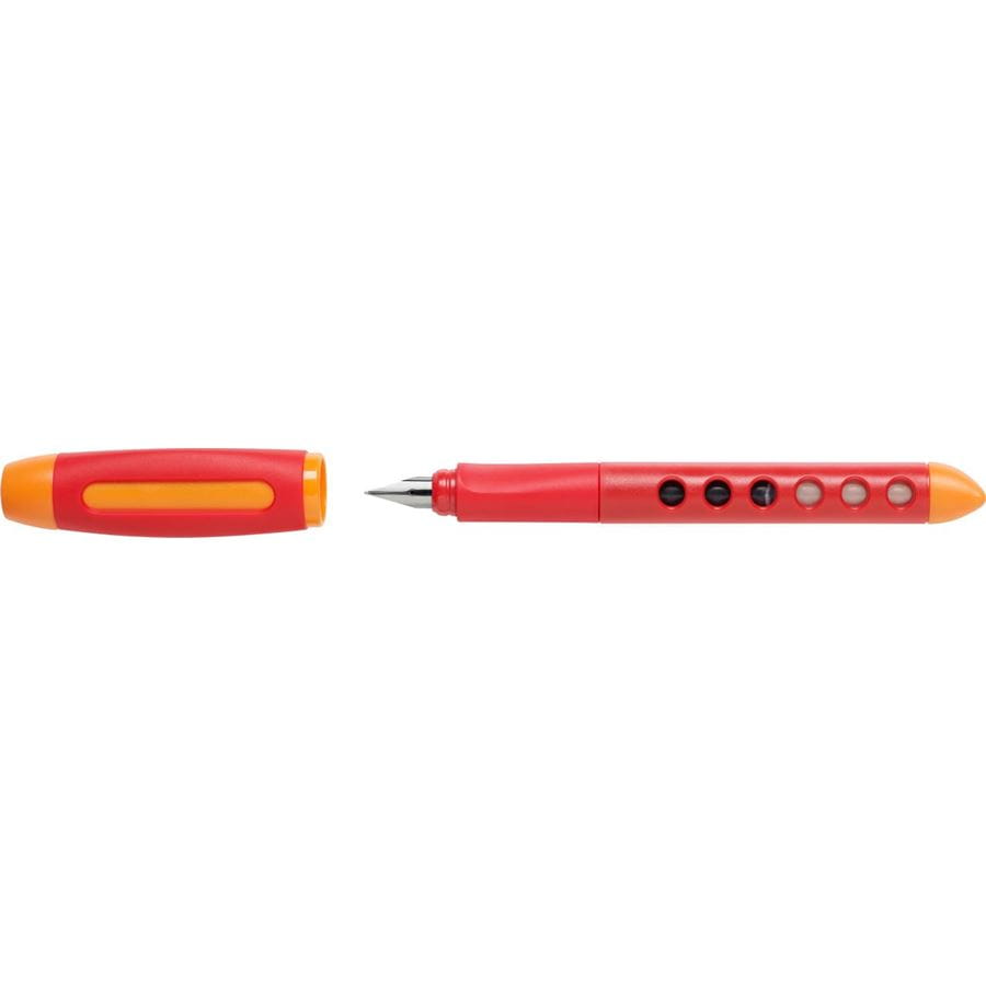 Faber-Castell - Stylo-plume Scribolino rouge droitier