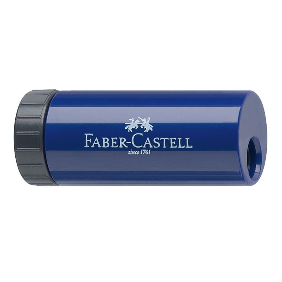 Faber-Castell - Taille-crayon cylindre mûre/bleu
