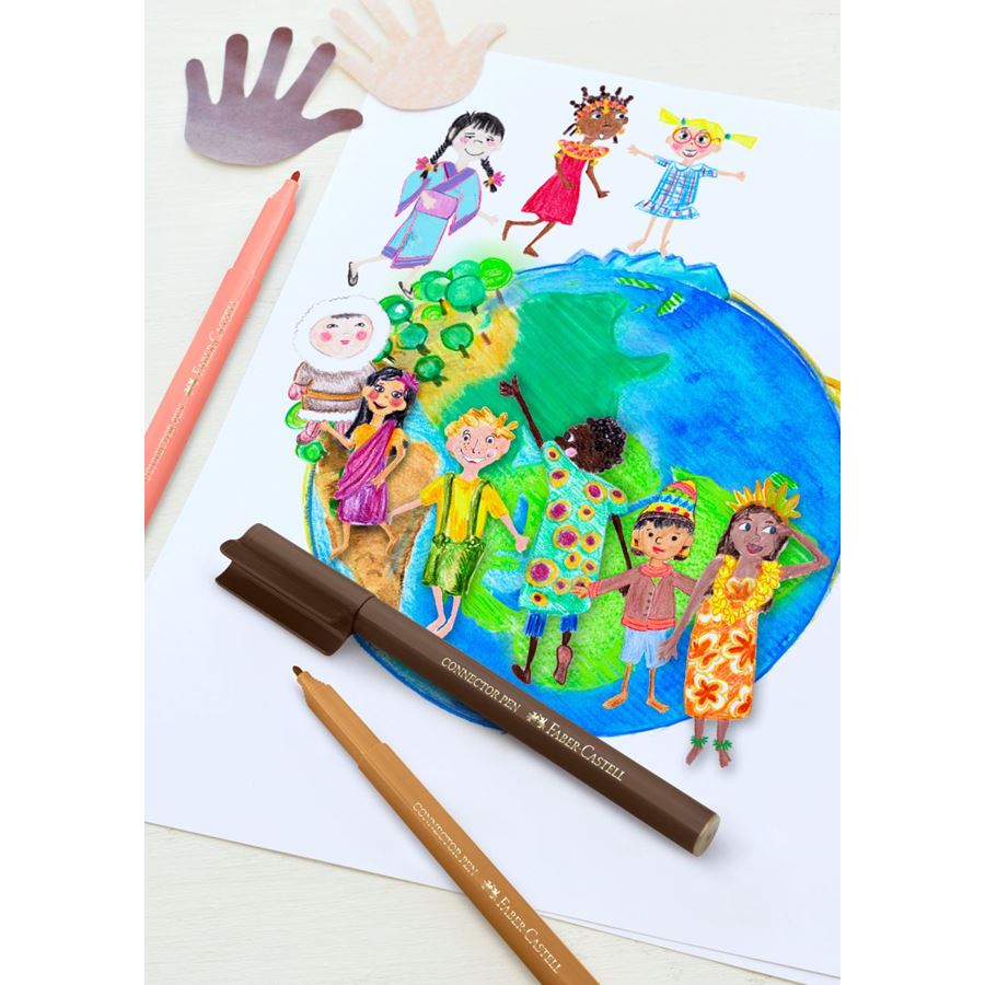 Faber-Castell - Crayons couleur Enfants du Monde 12+3