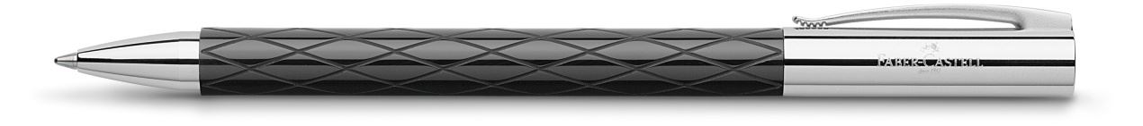 Faber-Castell - Ambition Rhombus Drehkugelschreiber, B, schwarz