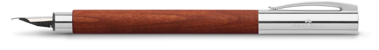 Faber-Castell - Stylo-plume Ambition bois de poirier M