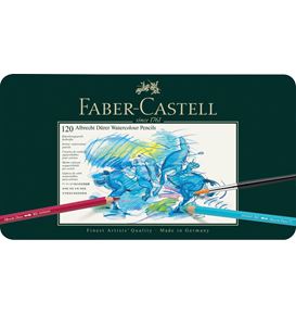 Faber-Castell - Crayons aquarellable Albrecht Dürer boîte métal de 120
