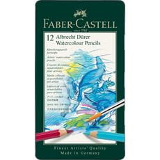 Faber-Castell - Albrecht Dürer Aquarellstift, 12er Metalletui