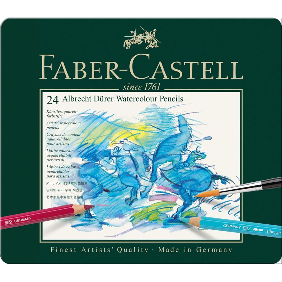 Faber-Castell - Albrecht Dürer Aquarellstift, 24er Metalletui